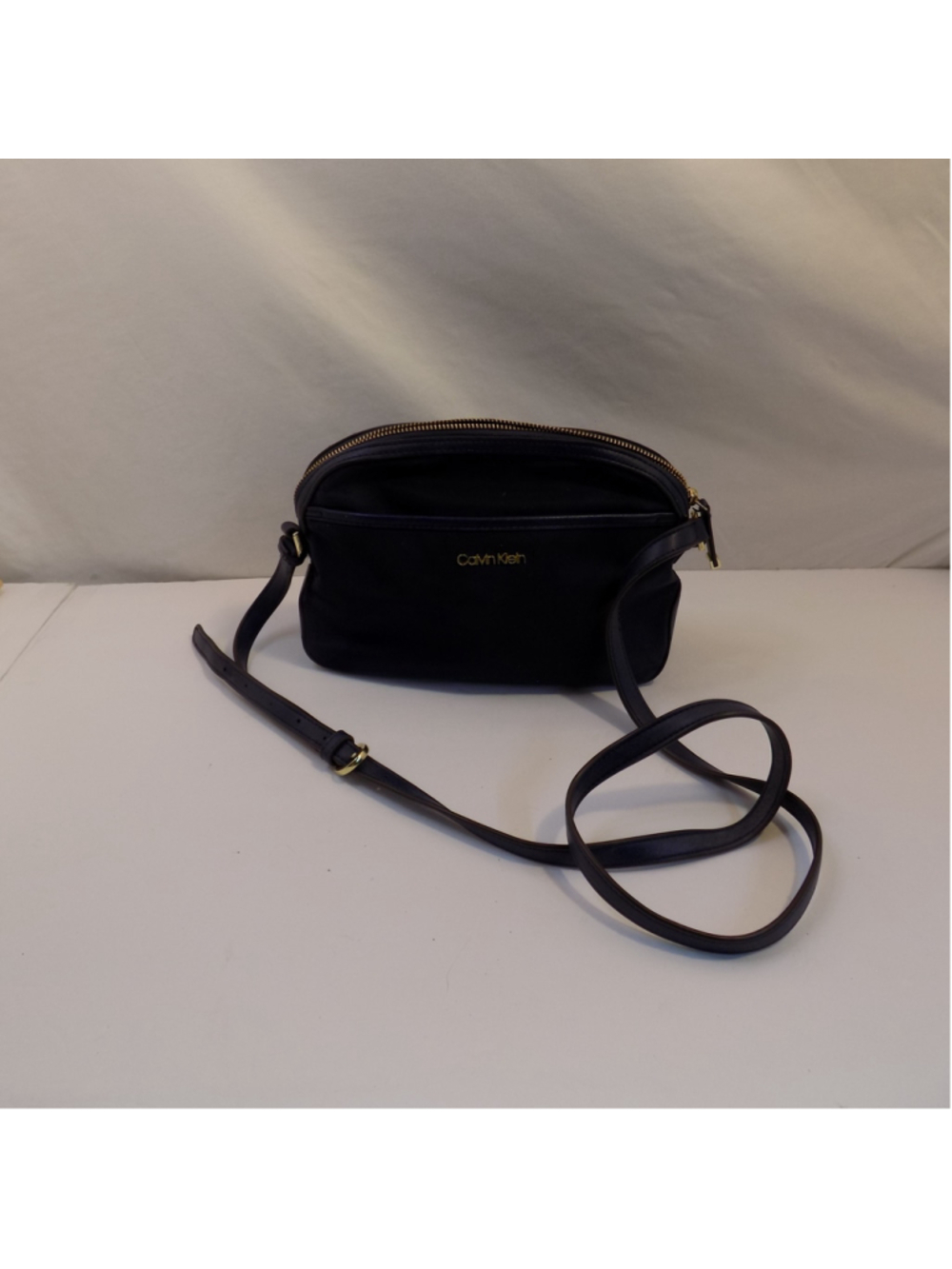 Good Condition Calvin Klein Nylon Key Item Crossbody